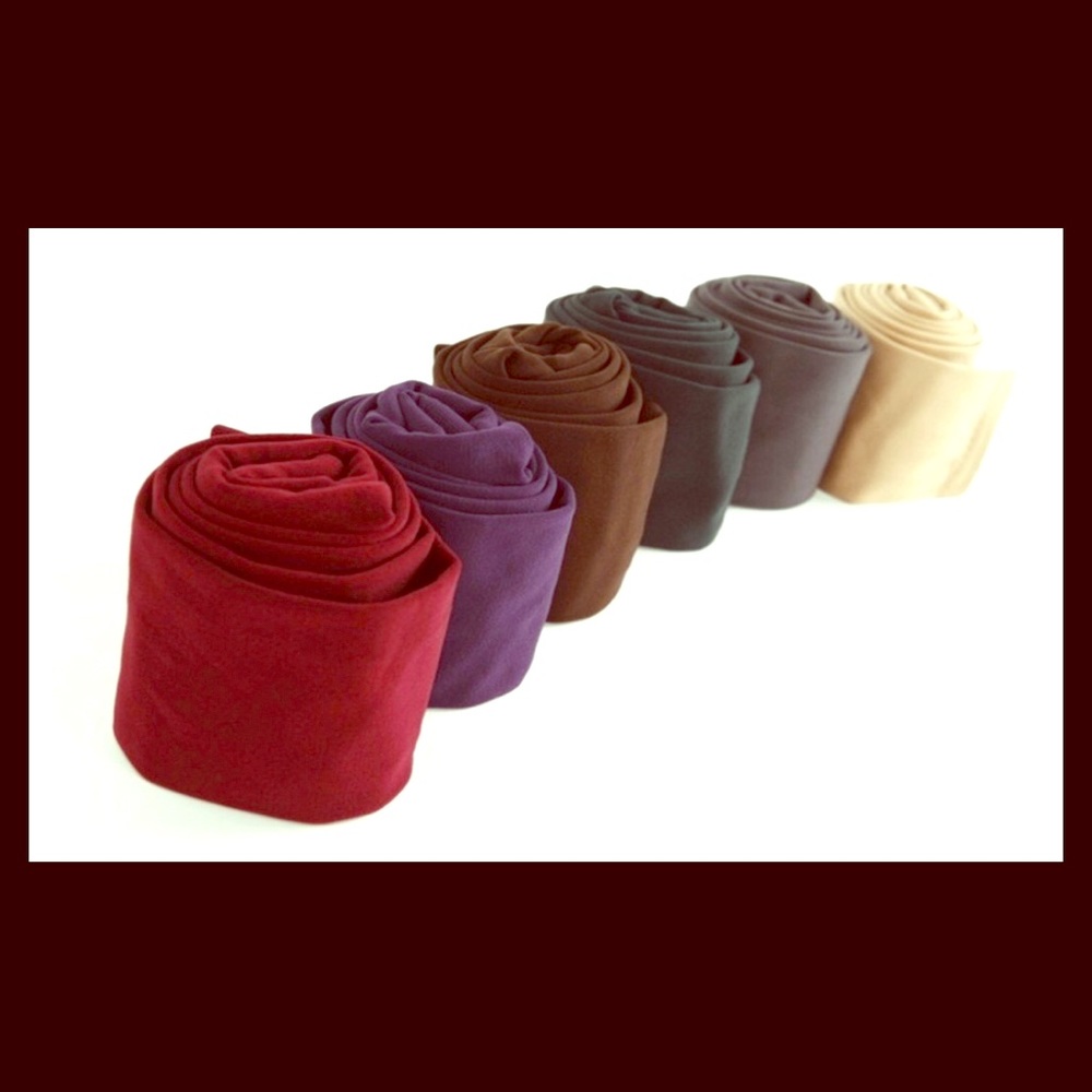 6 different colored women fleece leggings